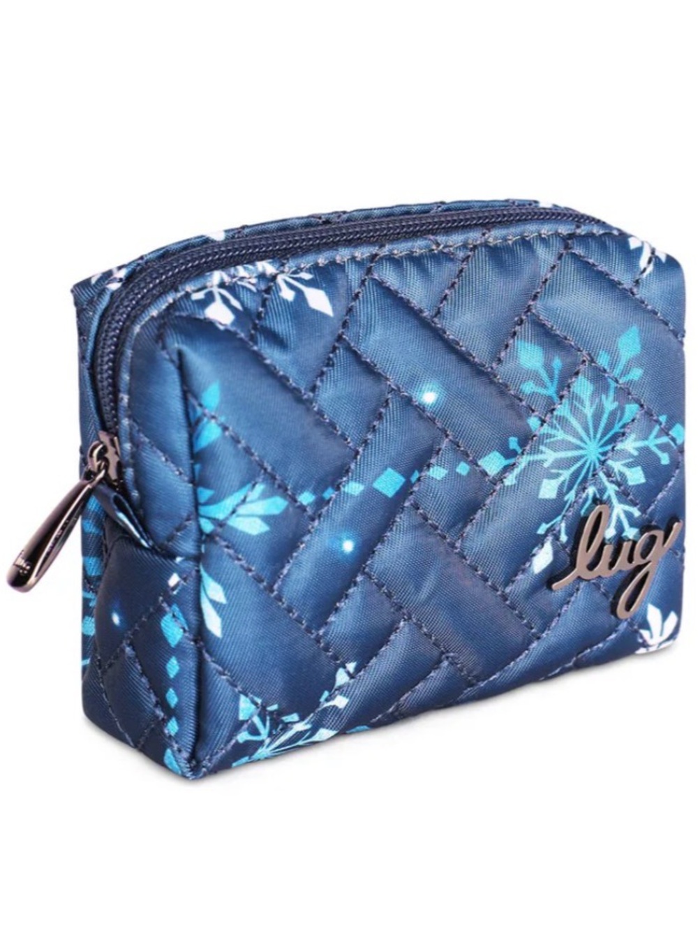 Choo Choo Mini Pill Box Snowflake Navy - Picture 2 of 6